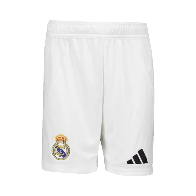Real Madrid Home Soccer Shorts 2024/25 - Soccerdeal