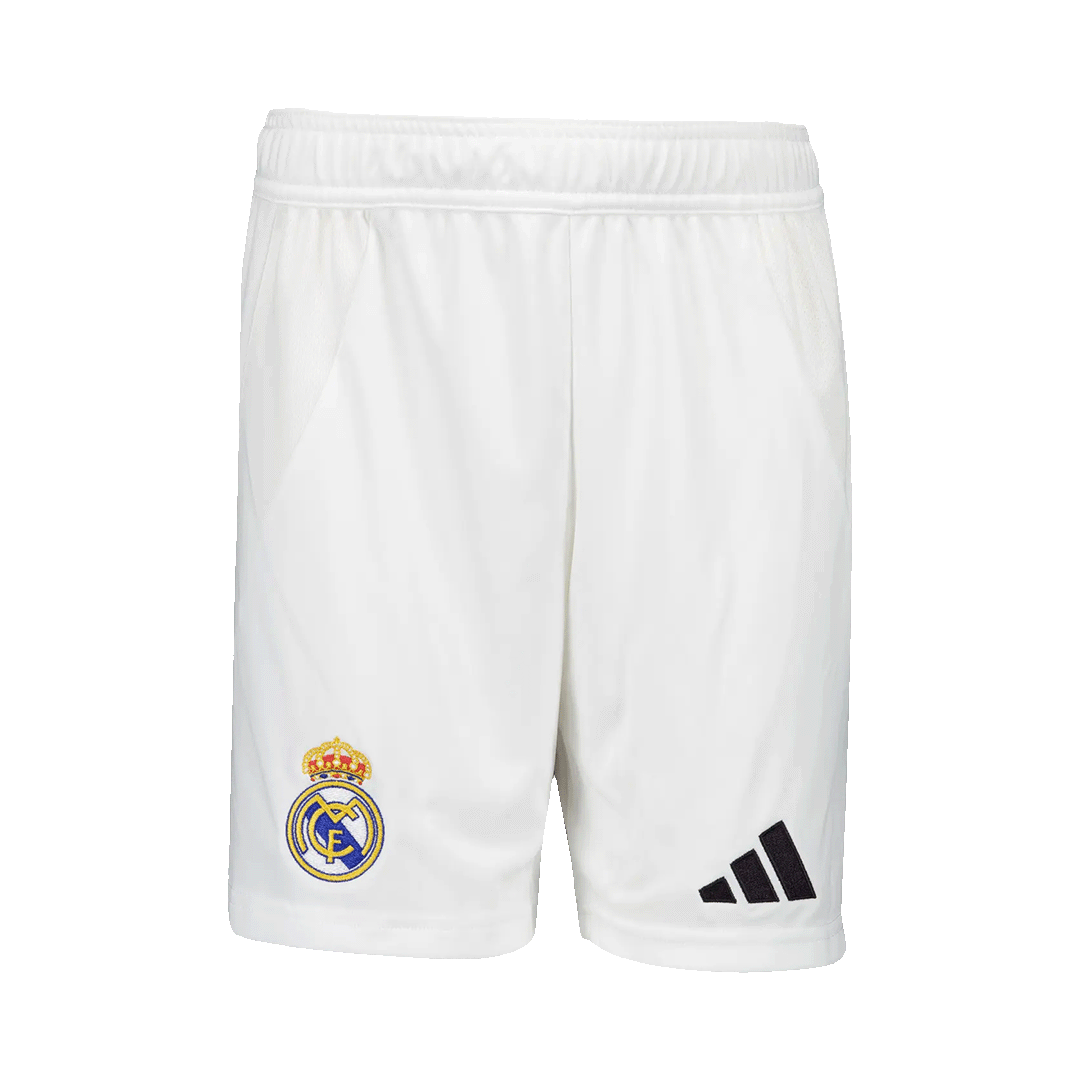 Real Madrid Home Soccer Shorts - Soccerdeal