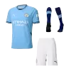 Manchester City Home Soccer Jersey Kit(Jersey+Shorts+Socks) 2024/25 - Soccerdeal