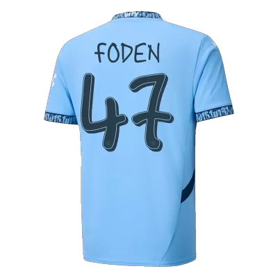 FODEN #47 Manchester City Home Soccer Jersey 2024/25 - UCL - Soccerdeal