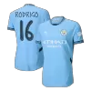 Authentic RODRIGO #16 Manchester City Home Soccer Jersey 2024/25 - UCL - Soccerdeal