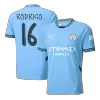 RODRIGO #16 Manchester City Home Soccer Jersey 2024/25 - UCL - Soccerdeal