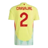 CARVAJAL #2 Spain Away Soccer Jersey Euro 2024 - Soccerdeal