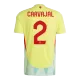 CARVAJAL #2 Spain Away Soccer Jersey Euro 2024 - Soccerdeal