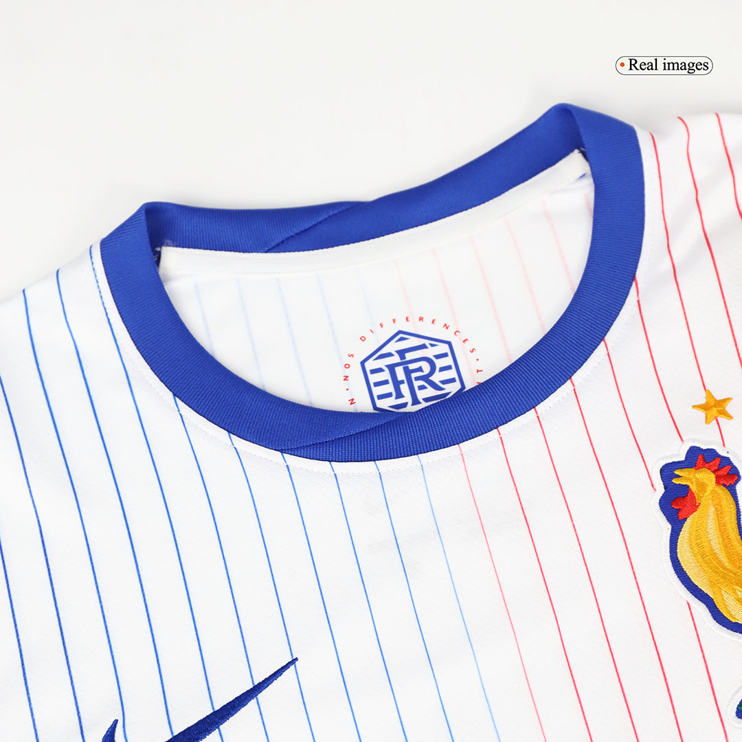 Authentic MBAPPE #10 France Away Soccer Jersey Euro - Soccerdeal