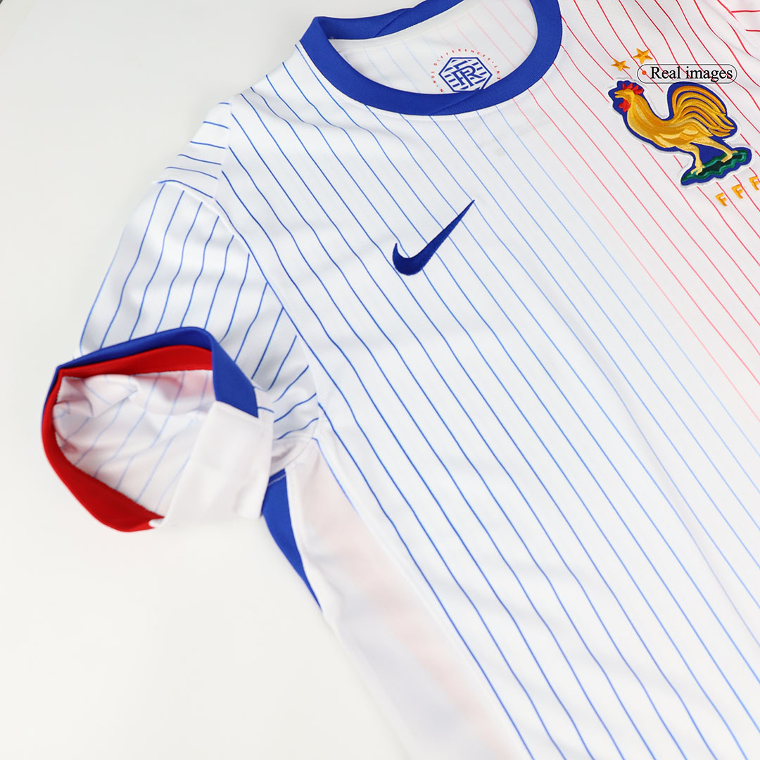 Authentic MBAPPE #10 France Away Soccer Jersey Euro - Soccerdeal