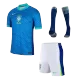 Brazil Away Soccer Jersey Kit(Jersey+Shorts+Socks) Copa America 2024 - Soccerdeal