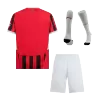 AC Milan Home Soccer Jersey Kit(Jersey+Shorts+Socks) 2024/25 - Soccerdeal