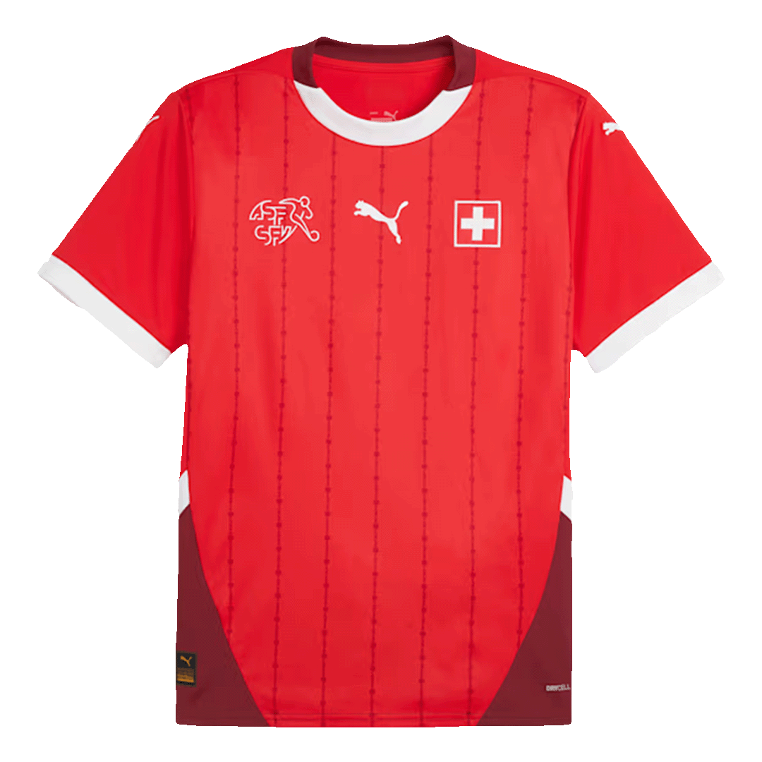 Switzerland Home Soccer Jersey Euro - Soccerdeal