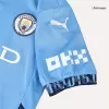 Kid's Manchester City Home Soccer Jersey Kit(Jersey+Shorts) 2024/25 - Soccerdeal