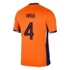 VIRGIL #4 Netherlands Home Soccer Jersey Euro 2024 - Soccerdeal