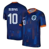MEMPHIS #10 Netherlands Away Soccer Jersey Euro 2024 - Soccerdeal