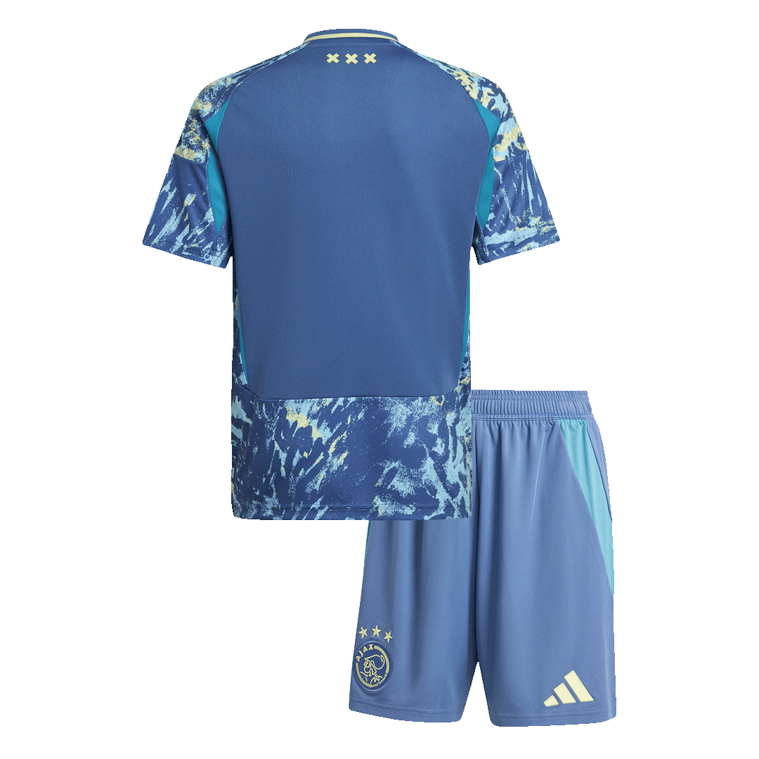 Kid's Ajax Away Soccer Jersey Kit(Jersey+Shorts) - Soccerdeal