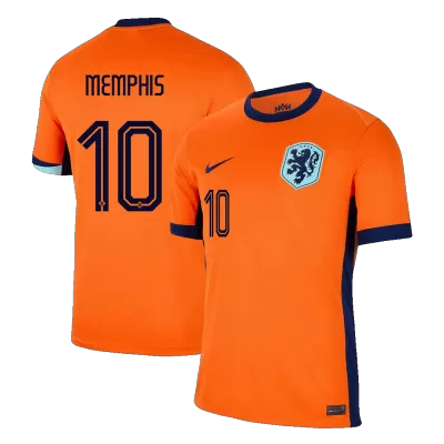 MEMPHIS #10 Netherlands Home Soccer Jersey Euro 2024 - Soccerdeal