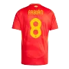 FABIÁN #8 Spain Home Soccer Jersey Euro 2024 - Soccerdeal