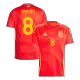 FABIÁN #8 Spain Home Soccer Jersey Euro 2024 - Soccerdeal