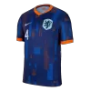 VIRGIL #4 Netherlands Away Soccer Jersey Euro 2024 - Soccerdeal
