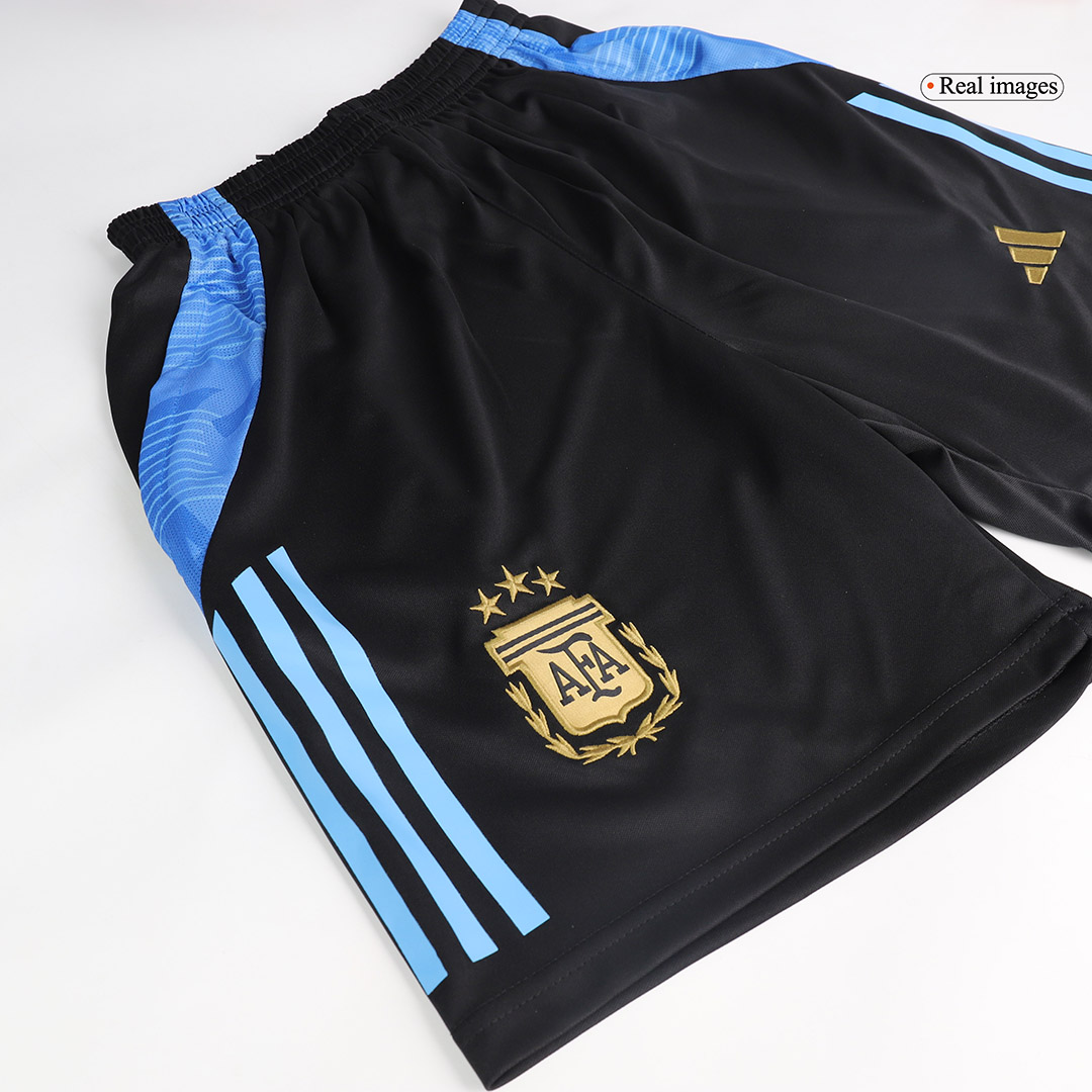 Argentina Pre-Match Soccer Shorts Copa America - Soccerdeal
