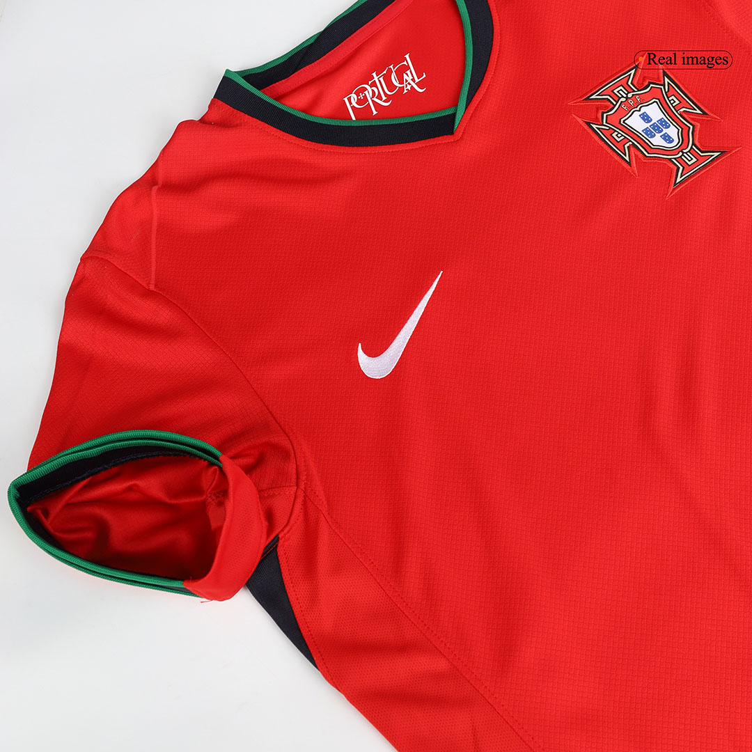 Authentic RONALDO #7 Portugal Home Soccer Jersey Euro - Soccerdeal