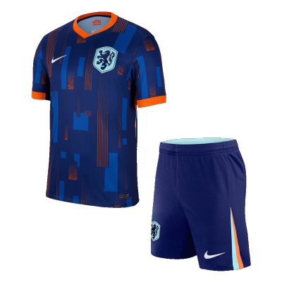 Netherlands Away Soccer Jersey Kit(Jersey+Shorts) Euro 2024 - Soccerdeal