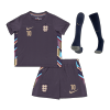 Kid's BELLINGHAM #10 England Away Soccer Jersey Kit(Jersey+Shorts+Socks) Euro 2024 - Soccerdeal