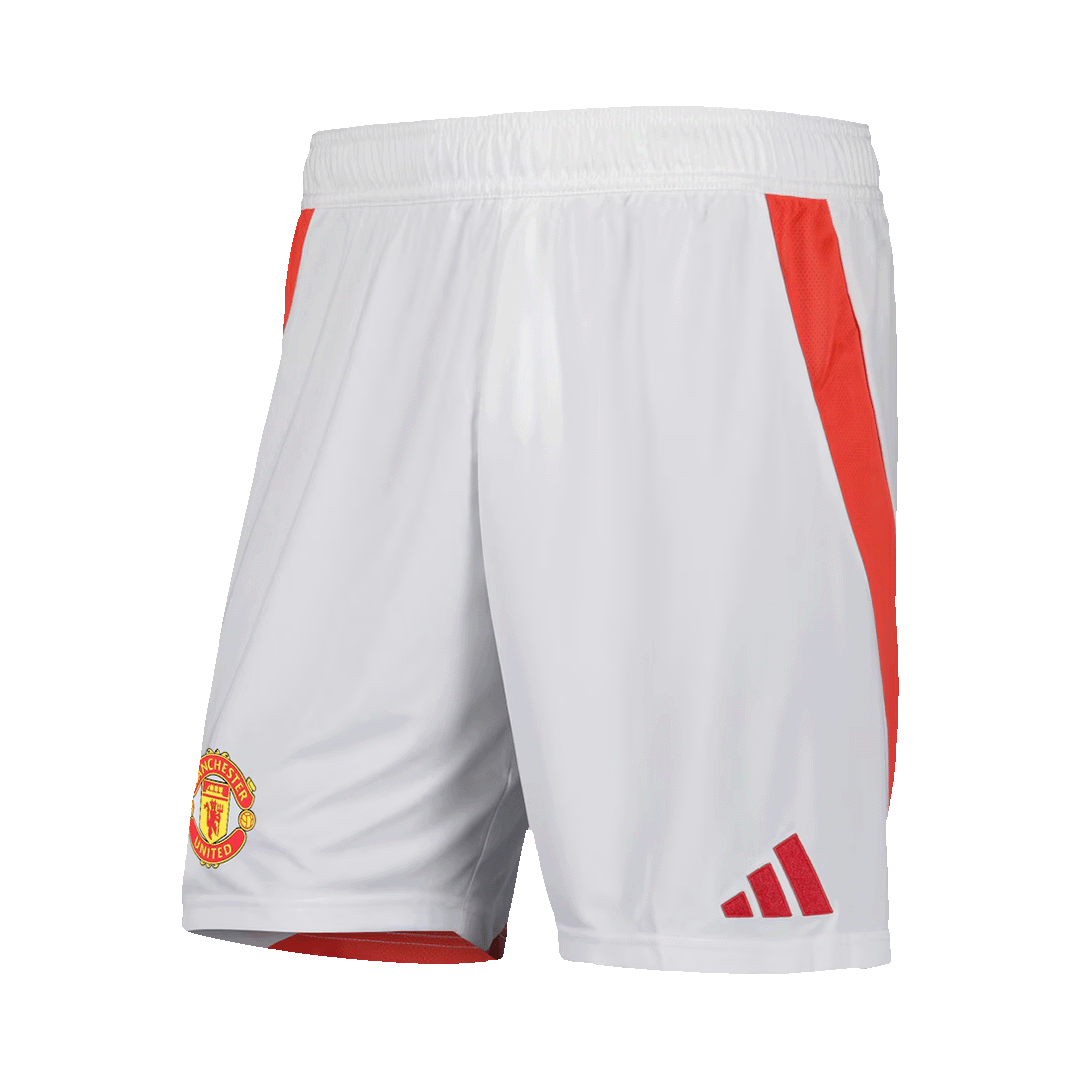 Manchester United Home Soccer Shorts - Soccerdeal