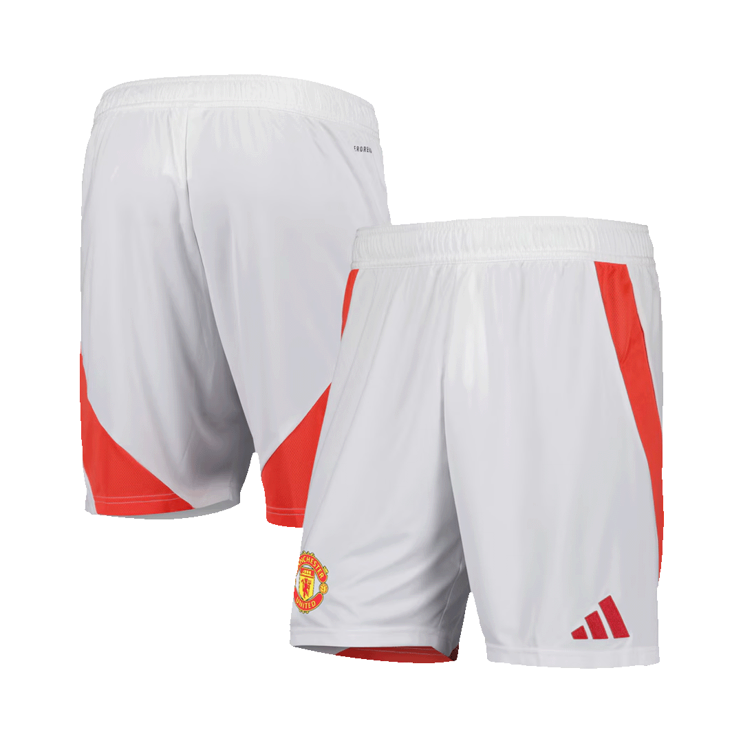 Manchester United Home Soccer Shorts - Soccerdeal