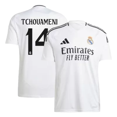 TCHOUAMENI #14 Real Madrid Home Soccer Jersey 2024/25 - Soccerdeal