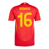 Authentic RODRIGO #16 Spain Home Soccer Jersey Euro 2024 - Soccerdeal