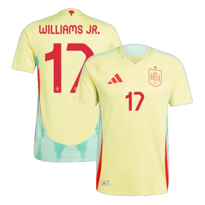 Authentic WILLIAMS JR. #17 Spain Away Soccer Jersey Euro 2024 - Soccerdeal
