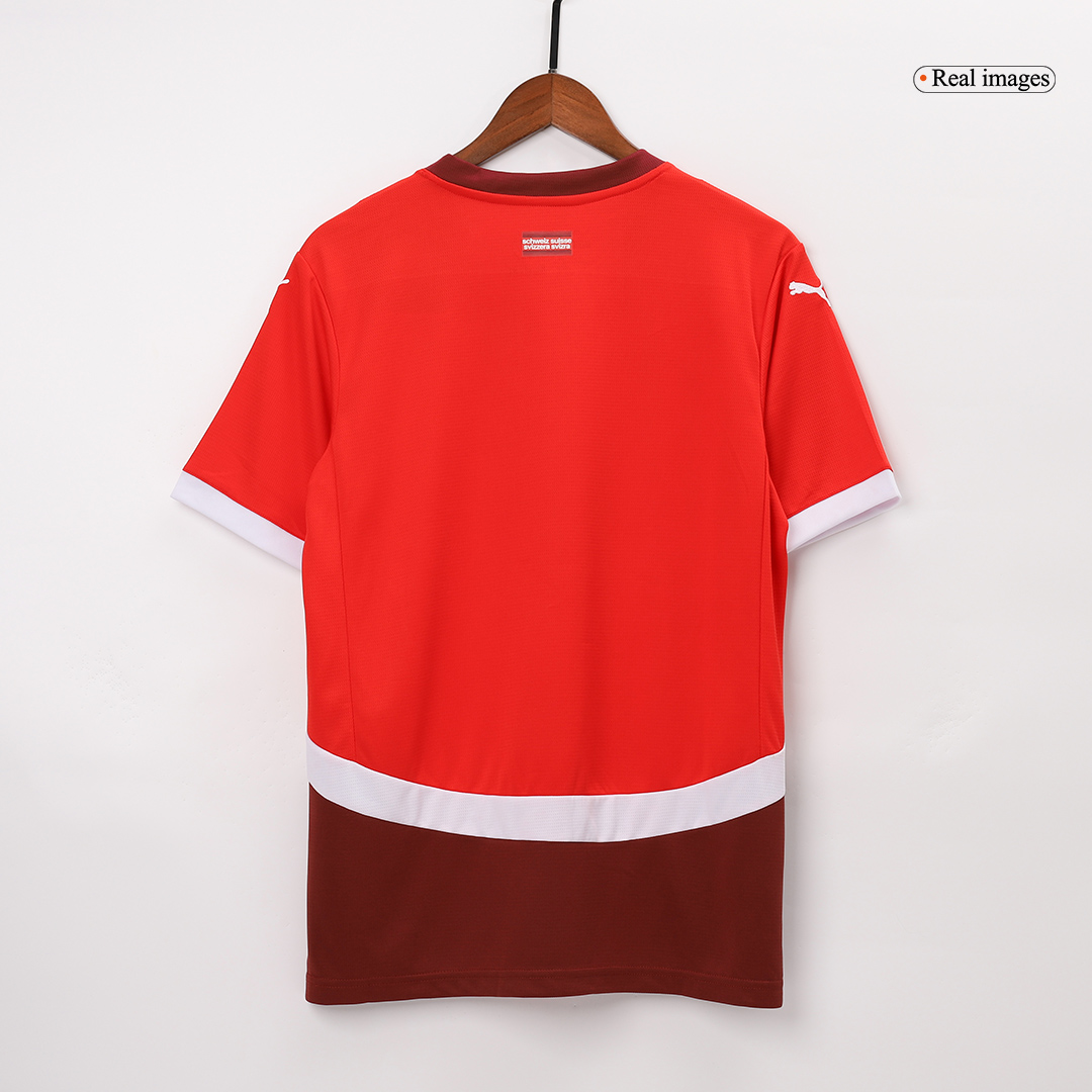 Switzerland Home Soccer Jersey Euro - Soccerdeal