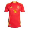 Authentic RODRIGO #16 Spain Home Soccer Jersey Euro 2024 - Soccerdeal