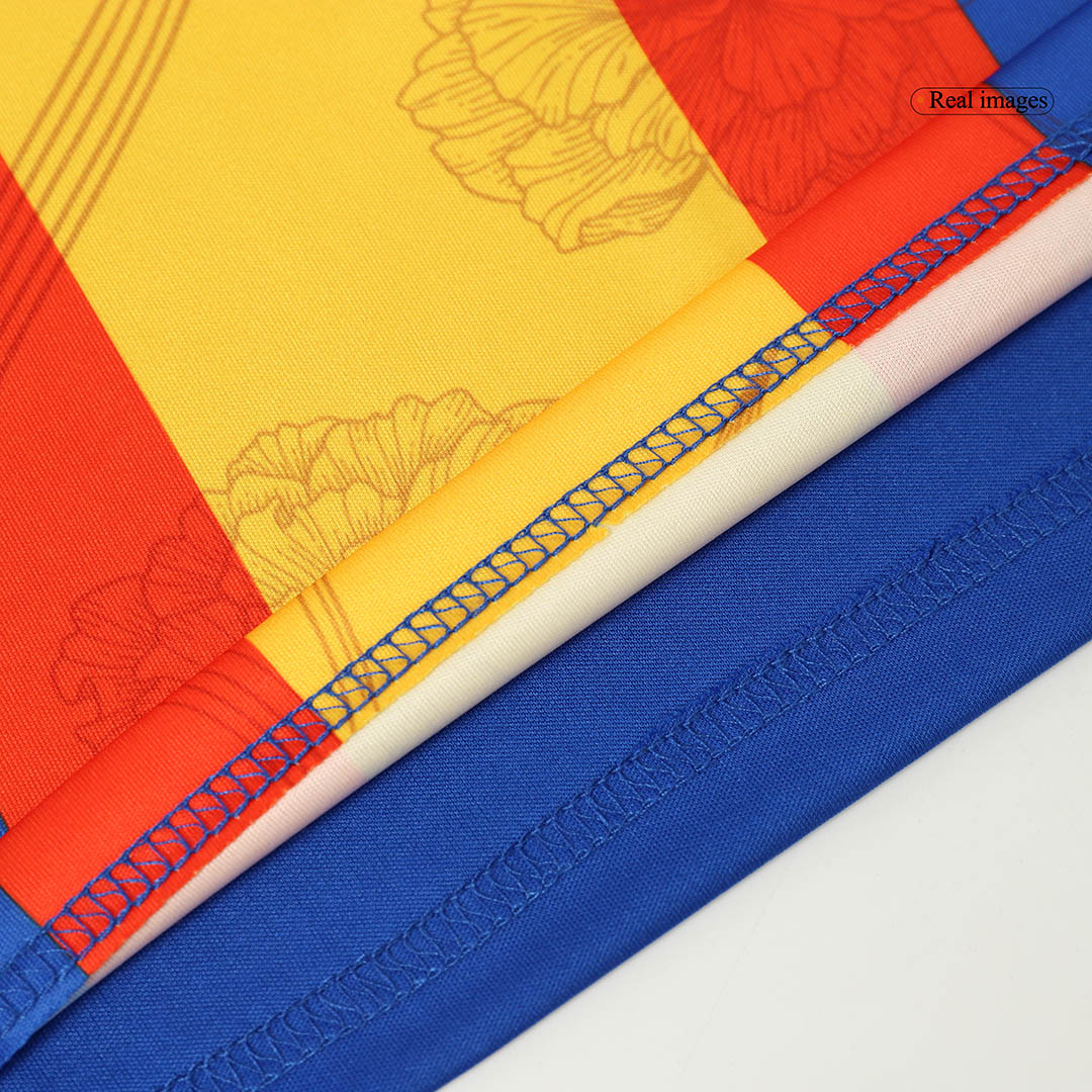 Spain Pre-Match Soccer Jersey Euro - Soccerdeal