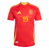 Authentic LAMINE YAMAL #19 Spain Home Soccer Jersey Euro 2024 - Soccerdeal