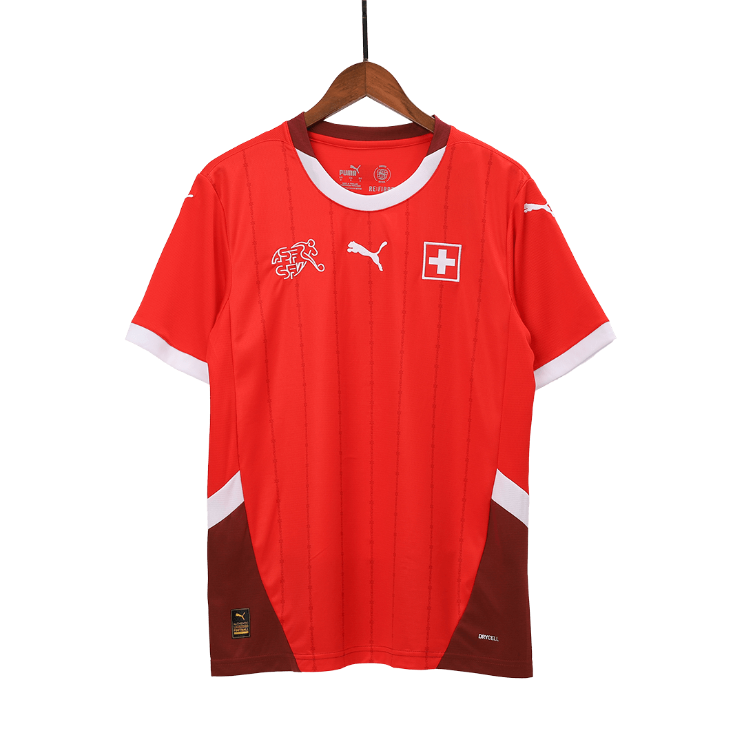 Switzerland Home Soccer Jersey Euro - Soccerdeal