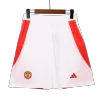 Manchester United Home Soccer Shorts 2024/25 - Soccerdeal