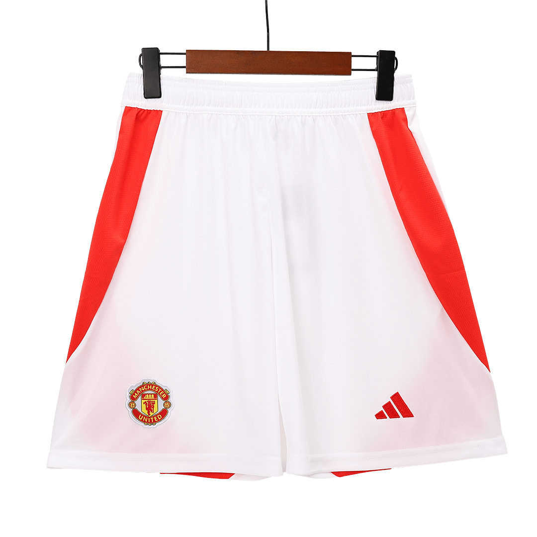 Manchester United Home Soccer Shorts - Soccerdeal