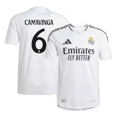 Authentic CAMAVINGA #6 Real Madrid Home Soccer Jersey 2024/25 - Soccerdeal