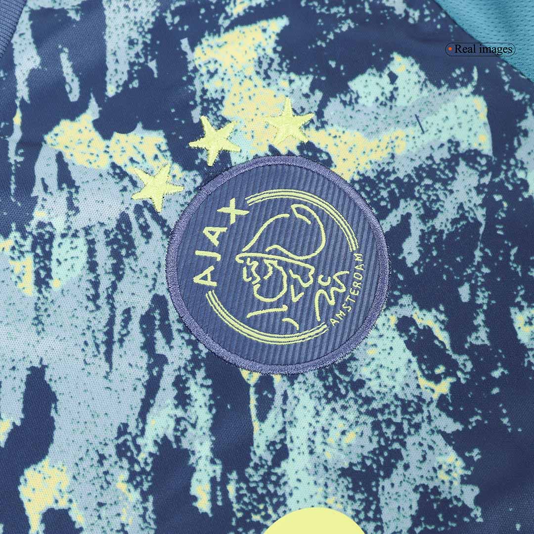 Kid's Ajax Away Soccer Jersey Kit(Jersey+Shorts) - Soccerdeal