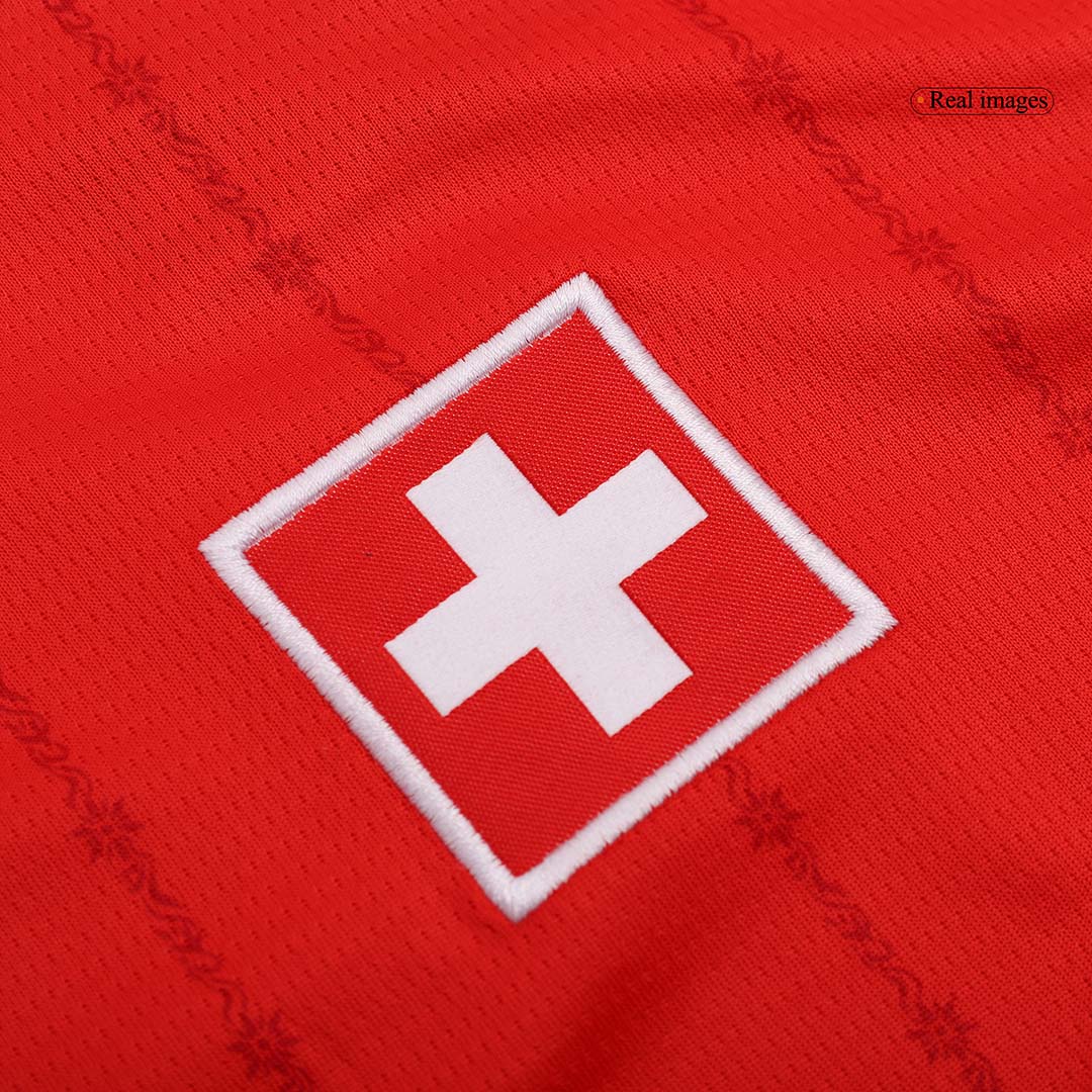 Switzerland Home Soccer Jersey Euro - Soccerdeal