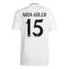 ARDA GÜLER #15 Real Madrid Home Soccer Jersey 2024/25 - Soccerdeal