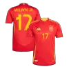 Authentic WILLIAMS JR. #17 Spain Home Soccer Jersey Euro 2024 - Soccerdeal