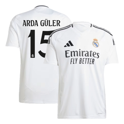 ARDA GÜLER #15 Real Madrid Home Soccer Jersey 2024/25 - Soccerdeal