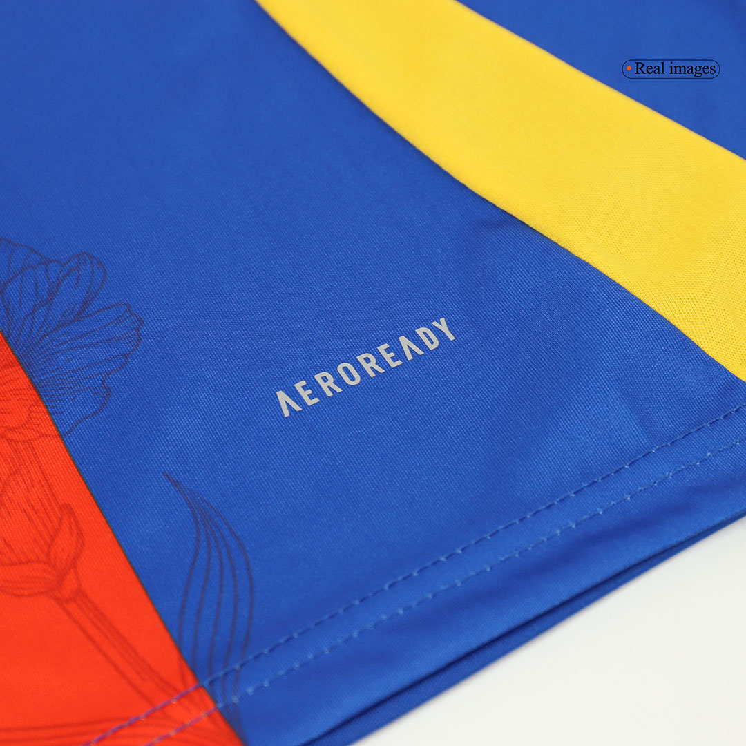 Spain Pre-Match Soccer Jersey Euro - Soccerdeal