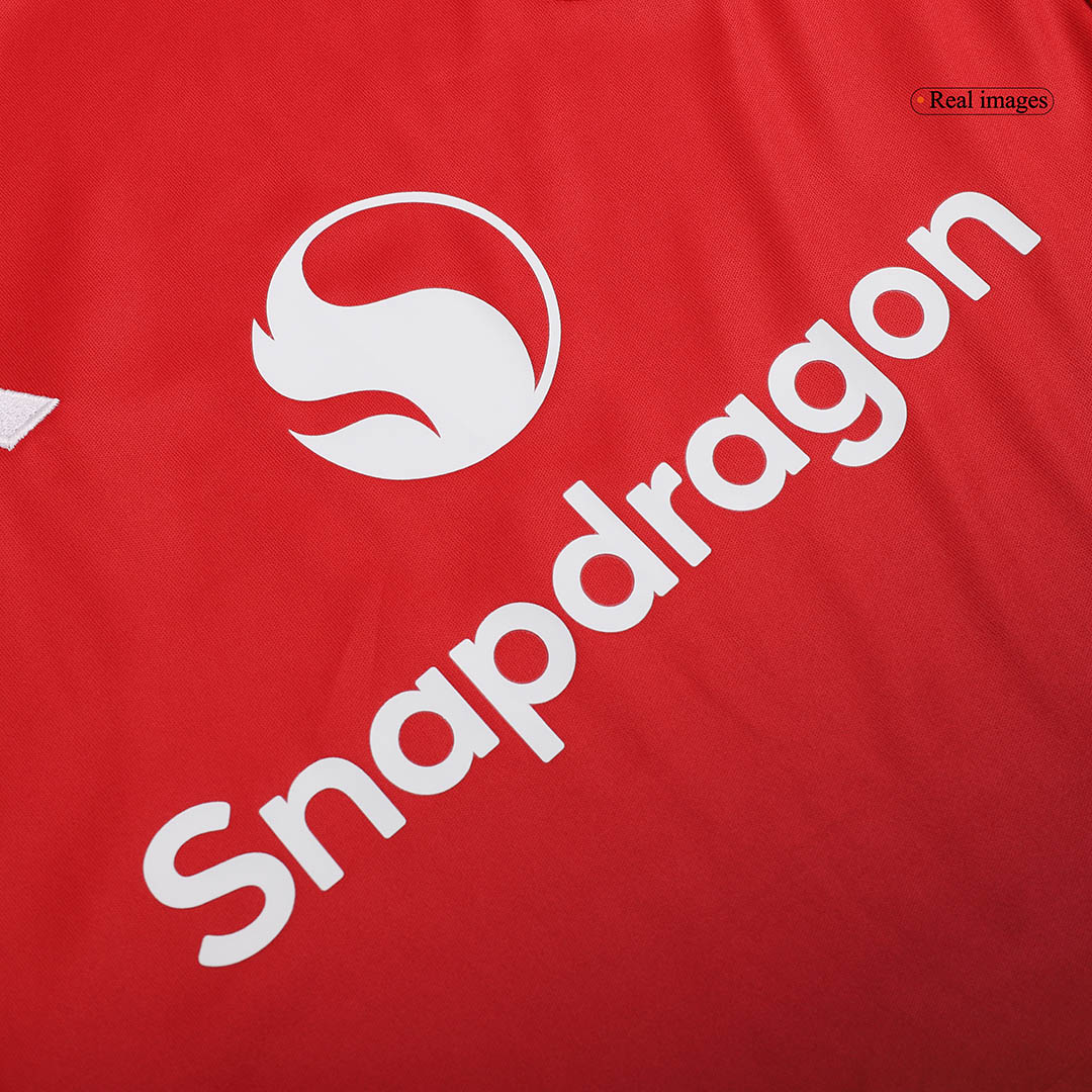 Kid's Manchester United Home Soccer Jersey Kit(Jersey+Shorts) - Soccerdeal