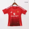 Kid's Manchester United Home Soccer Jersey Kit(Jersey+Shorts) 2024/25 - Soccerdeal