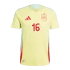 Authentic RODRIGO #16 Spain Away Soccer Jersey Euro 2024 - Soccerdeal
