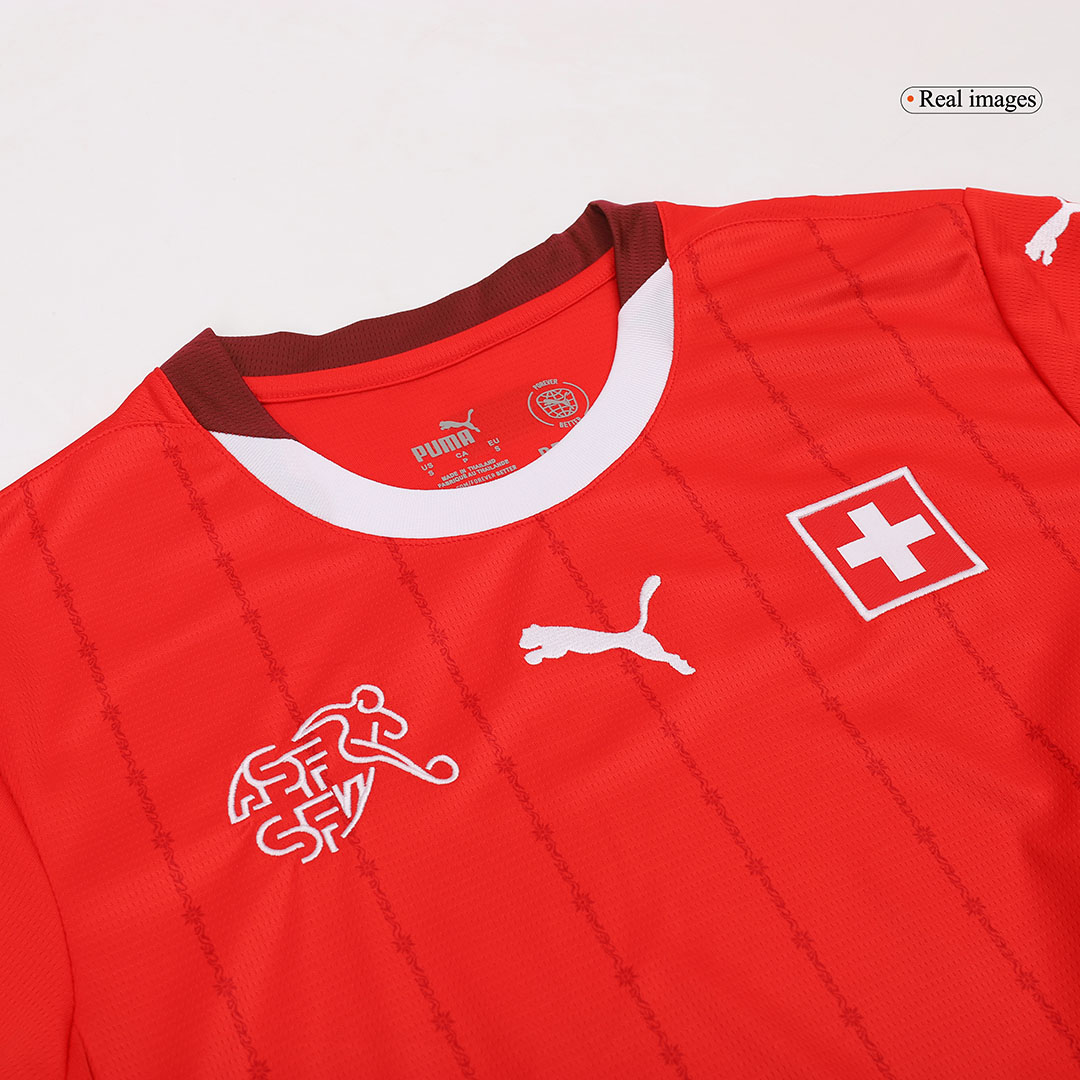 Switzerland Home Soccer Jersey Euro - Soccerdeal