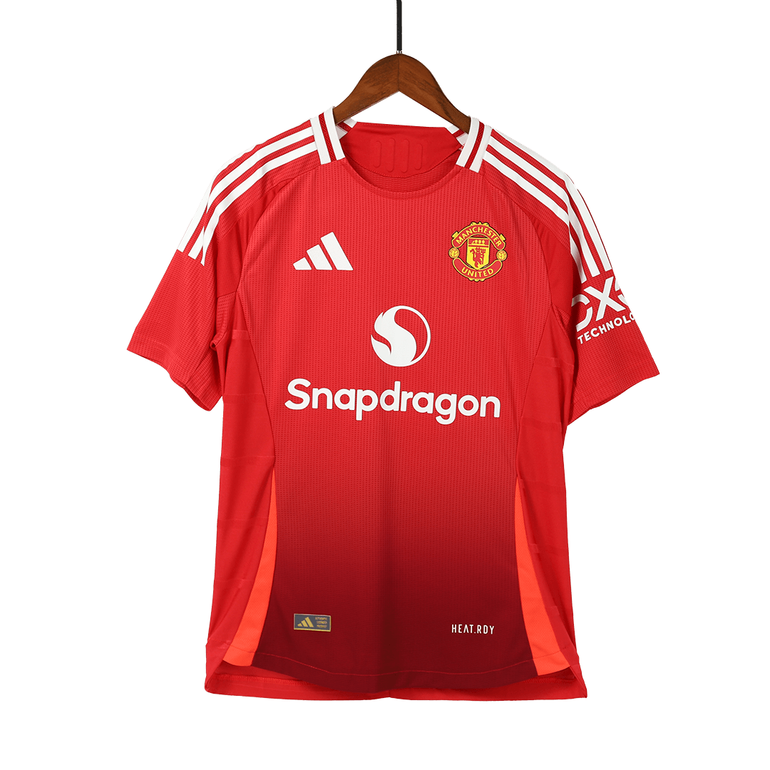 Manchester United Home Soccer Jersey Player Version - Soccerdeal