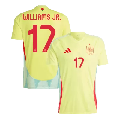 WILLIAMS JR. #17 Spain Away Soccer Jersey Euro 2024 - Soccerdeal
